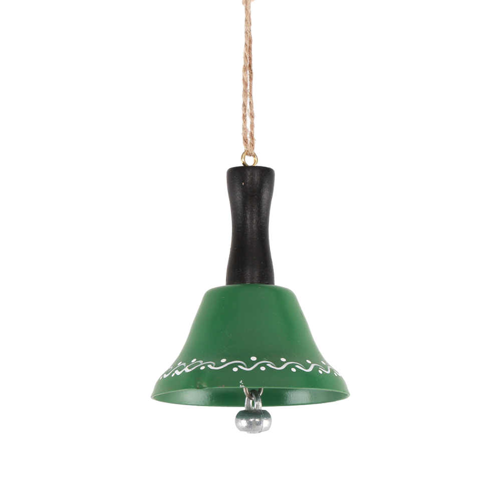 Christmas Tree Bell Hanging Pendant Metal Crafts Xmas Decoration