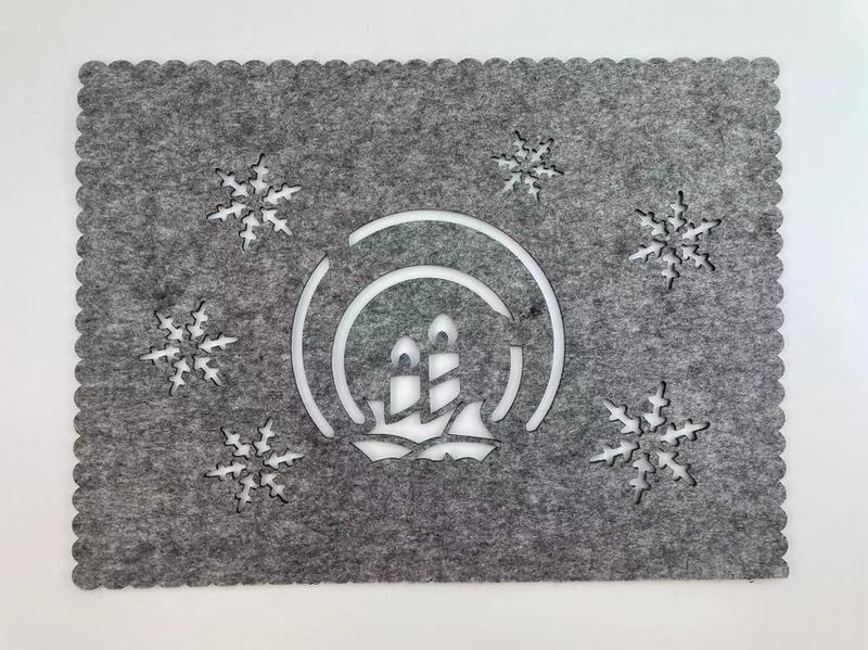 Rectangle Felt placemat, Pad Item JX05-23FP044