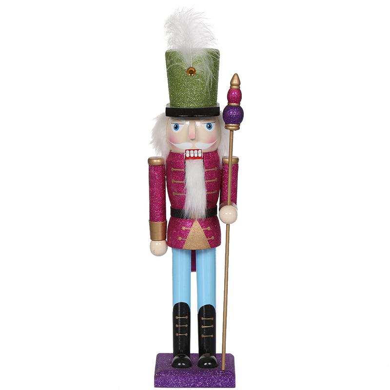 Wooden Tabletop Decoration Nutcracker Item JX25-NU23035