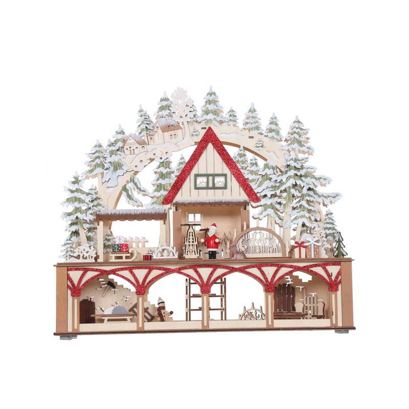 Christmas Village Bridge Light Decoration Item JX25-WL23056