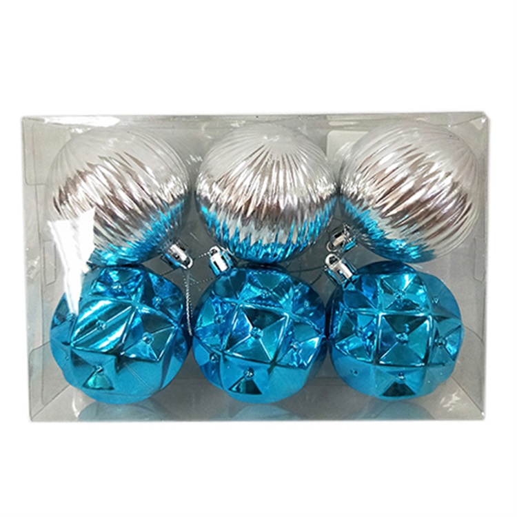 Hanging Electroplating Plastic Ball Set Item LC21-2037S-LB