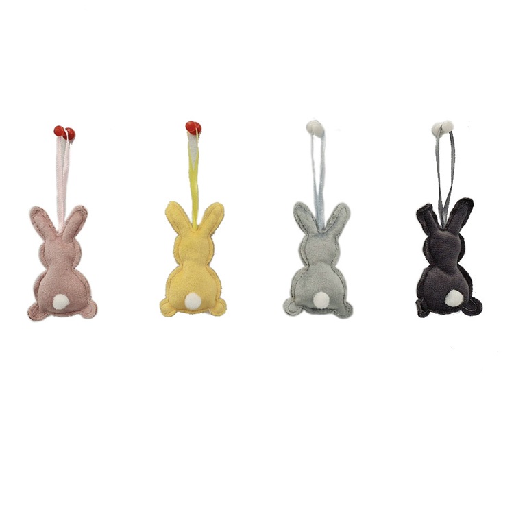 Fabric Easter Color Rabbit Hanging Decoration Item SHY-F8655