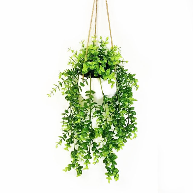 Plastic Potted Plant Spring Hanging Decoration Item XA20263