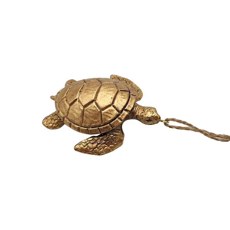 Resin Gold Sea Turtle Hanging Decoration Animal Series Item21FX60326