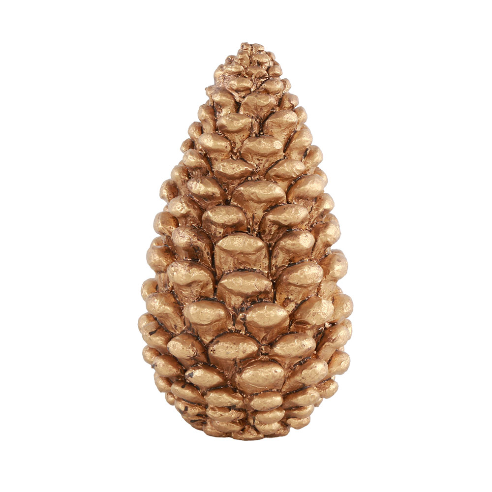 Christmas Resin Gold Pine Cone