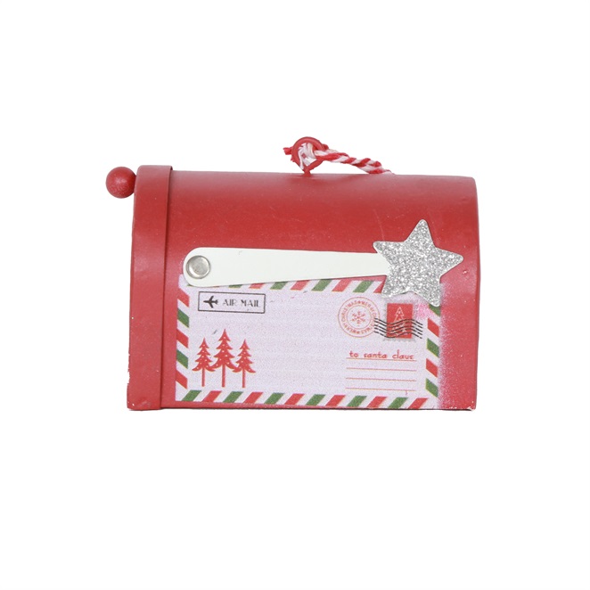 Metal Red Mailbox Item JD27-BY24050