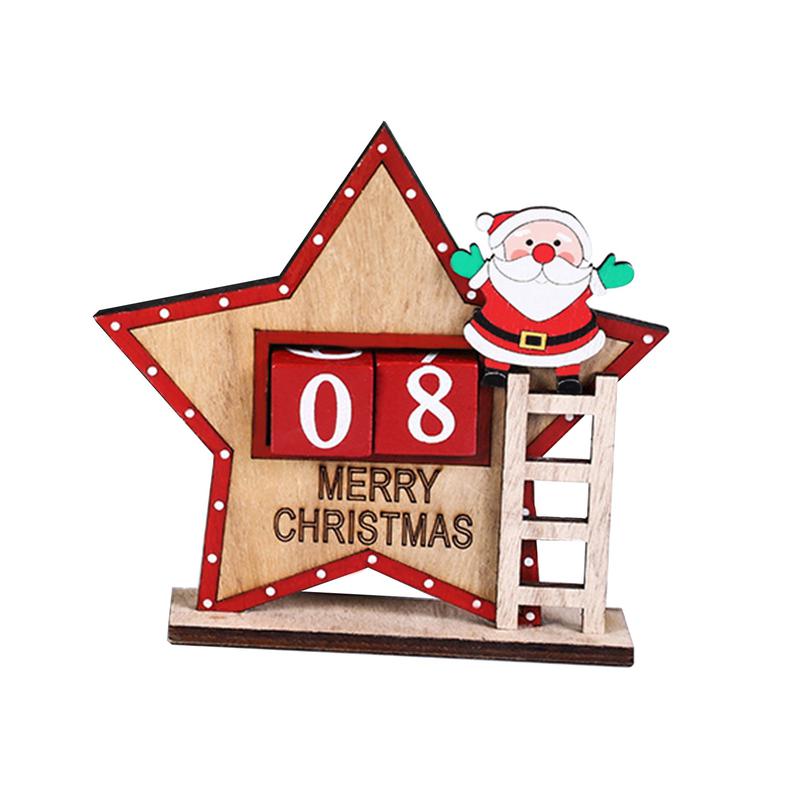 Christmas Tabletop Decoration Star Calendar Item JX06-23012