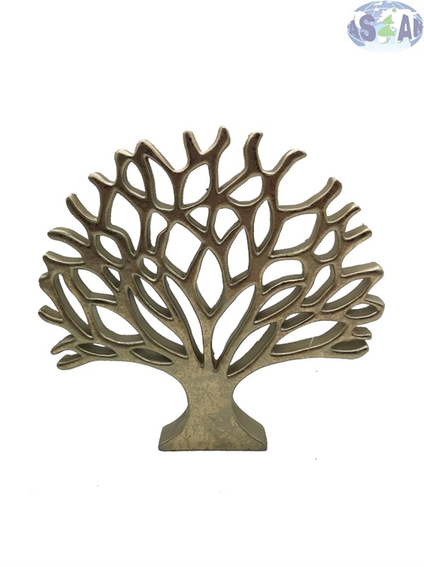 Resin Gold Tree Statue with many Branches