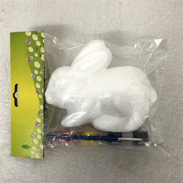 Foam Rabbit DIY Easter Decoration Item JX17-21074