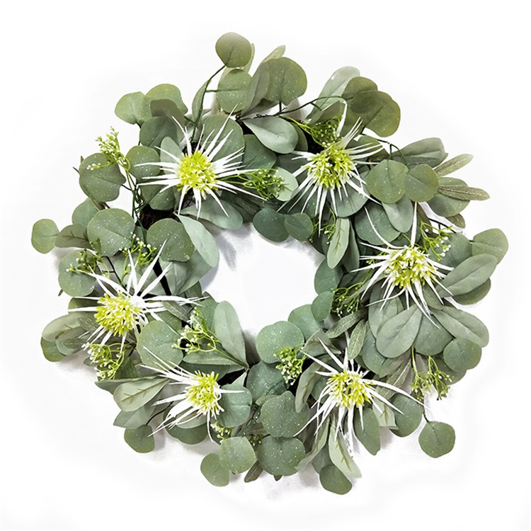 Christmas Rattan Wreath Hanging Decoration Item LC21-5081