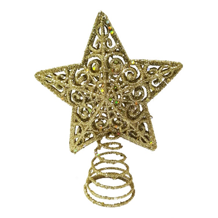 Plastic Christmas Tree Top Star Item LC21-5596G