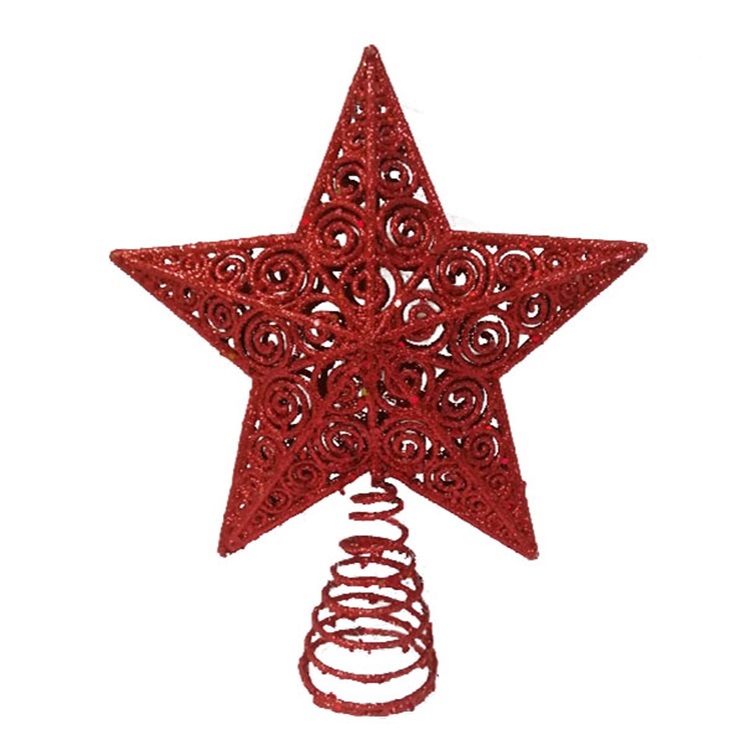 Plastic Christmas Tree Top Star Item LC21-5602