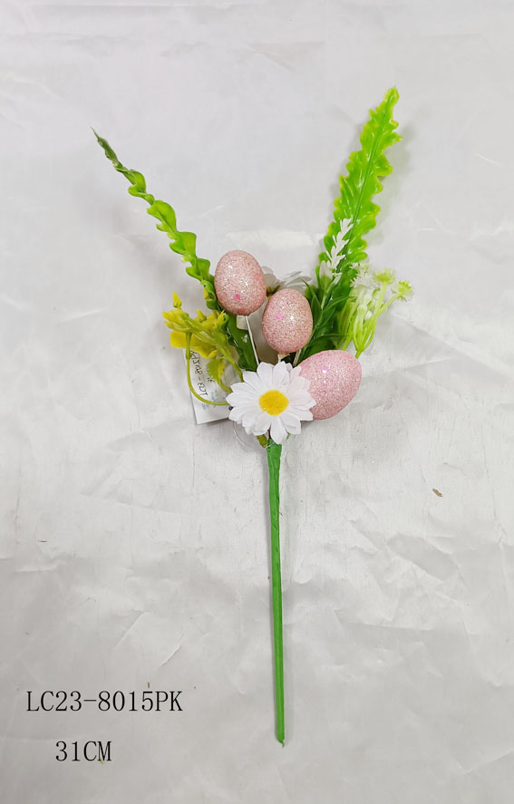 Easter decoration on stick with egg ItemLC23-8015PK