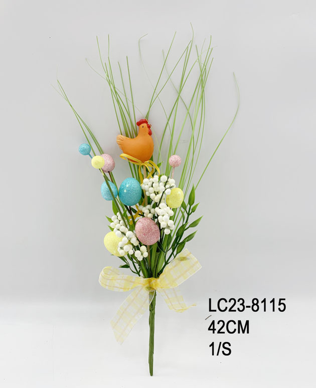Easter decoration on stick with egg ItemLC23-8115