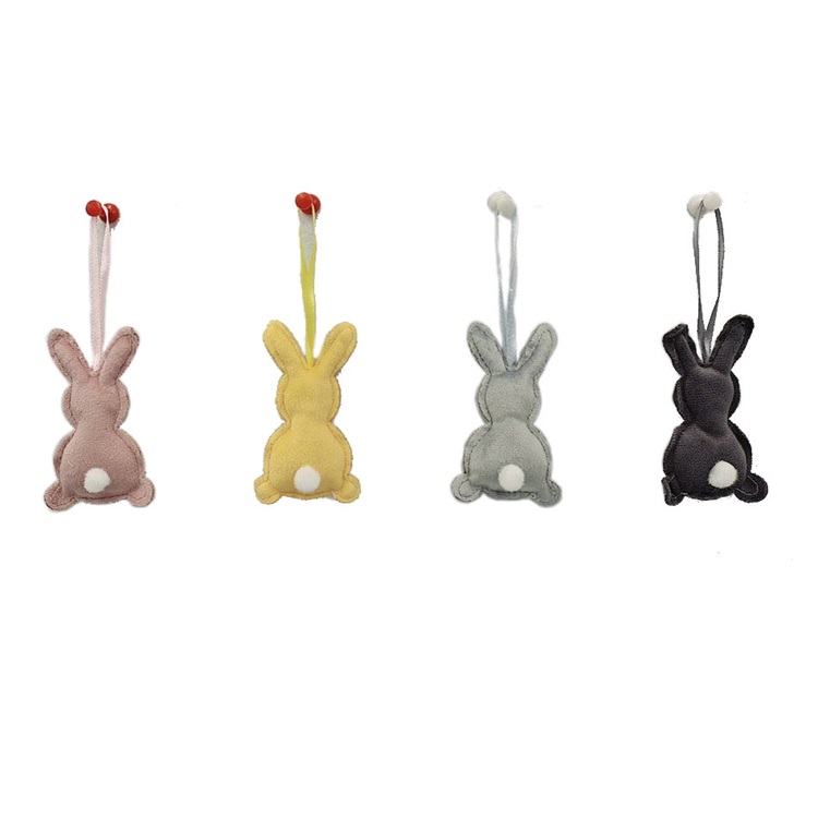 Fabric Easter Color Rabbit Hanging Decoration Item SHY-F8655