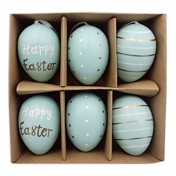 Plastic Easter Color Egg Set 6/S Item SHY-F8724B