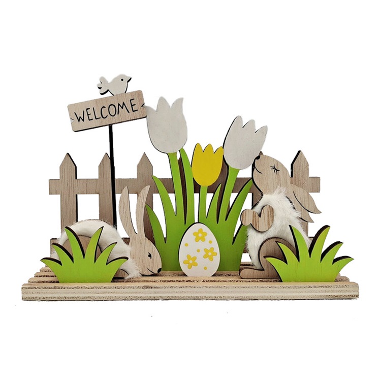 Wooden Spring/Easter Table decoration Item SHY-F8938