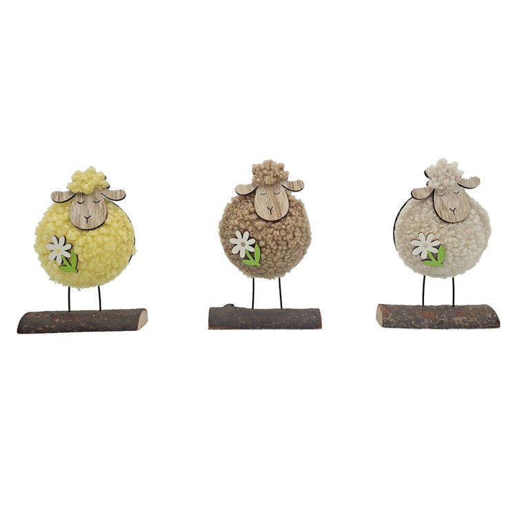 Wooden Spring/Easter Color Sheep Table decoration Item SHY-F9247