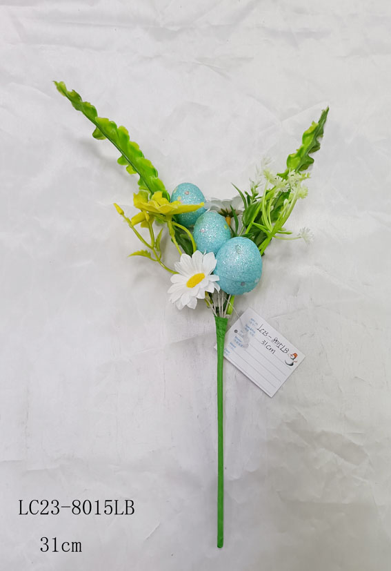Easter decoration on stick with egg Itemlc23-8015LB